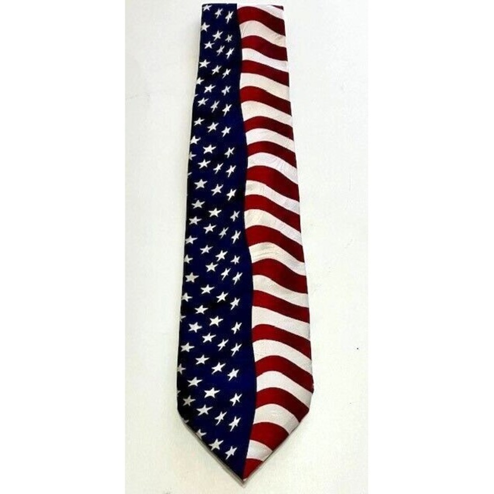 Keith Daniels American Flay Silk‎ 4" Tie Necktie